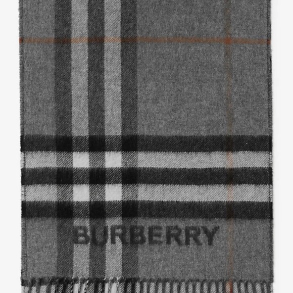 Burberry Contrast Check Cashmere Scarf - Picture 2 of 10